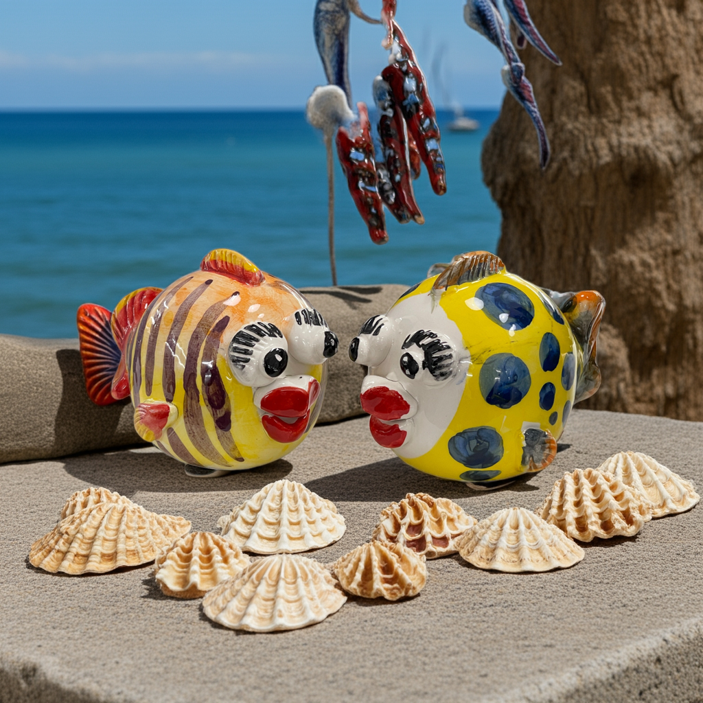 Pesciolino in ceramica